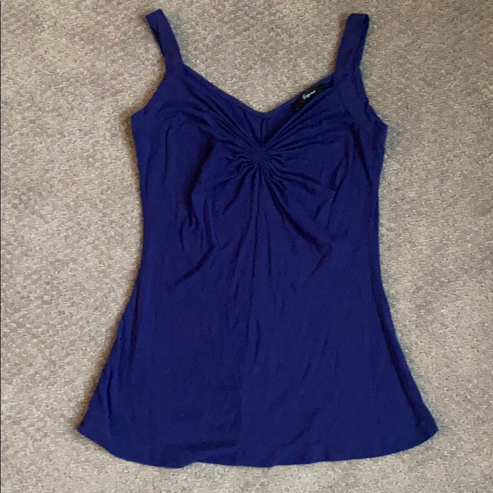 Express Purpleish blue tank top-S